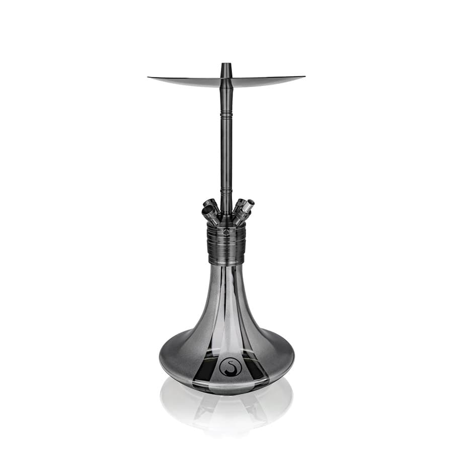 Steamulation Ultimate Black Gloss Gen 3 - Nargile Takımı - Graphite Metallic - Steamulation Nargile Takımları | Nargile Malzemesi