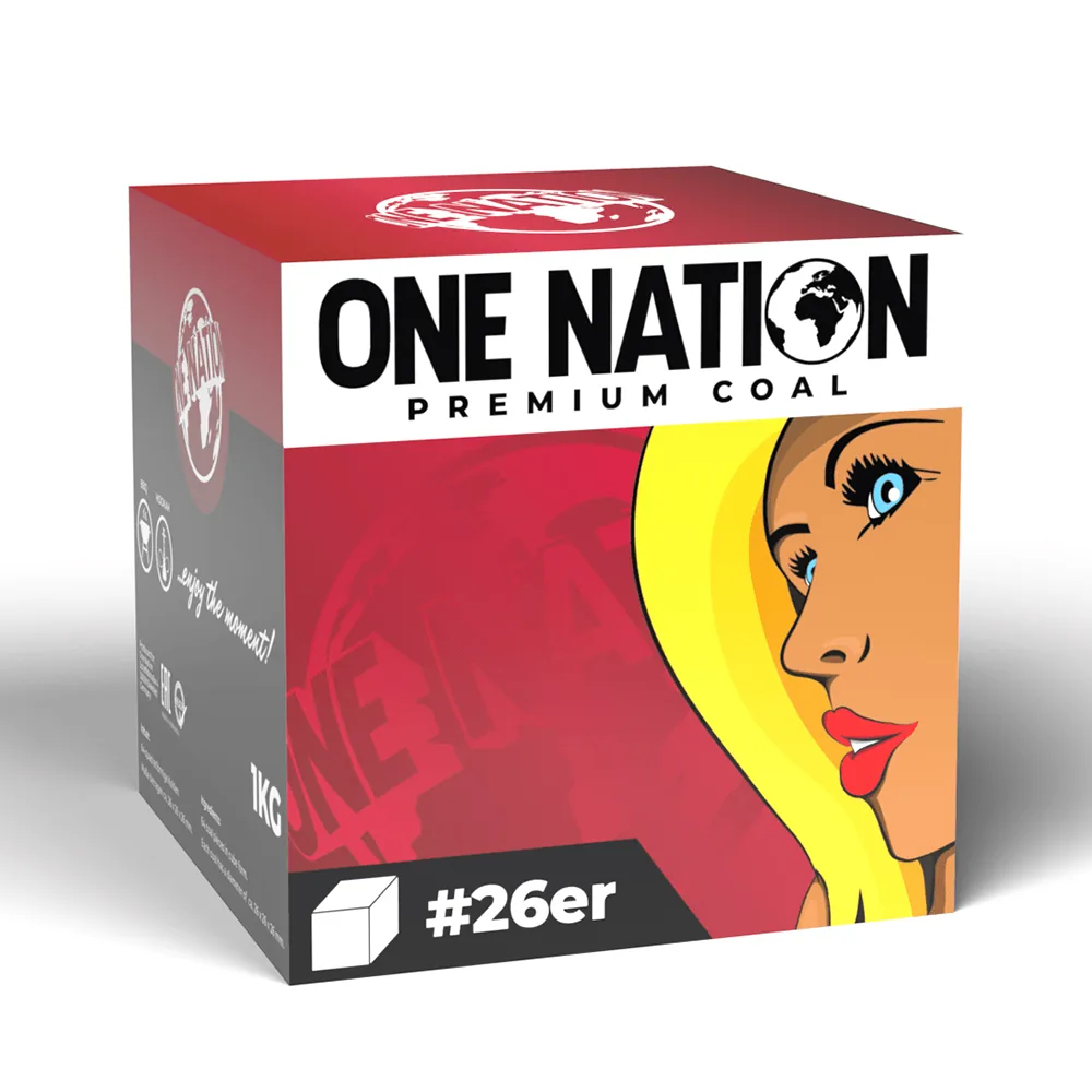 One Nation 26 er Nargile Kömürü - Kömürler | Nargile Malzemesi